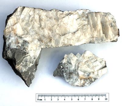 Calcite, Llanfawr quarry. Bill Bagley Rocks and Minerals